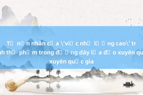 Từ nạn nhân của 'việc nhẹ lương cao' trở thành thủ phạm trong đường dây lừa đảo xuyên quốc gia